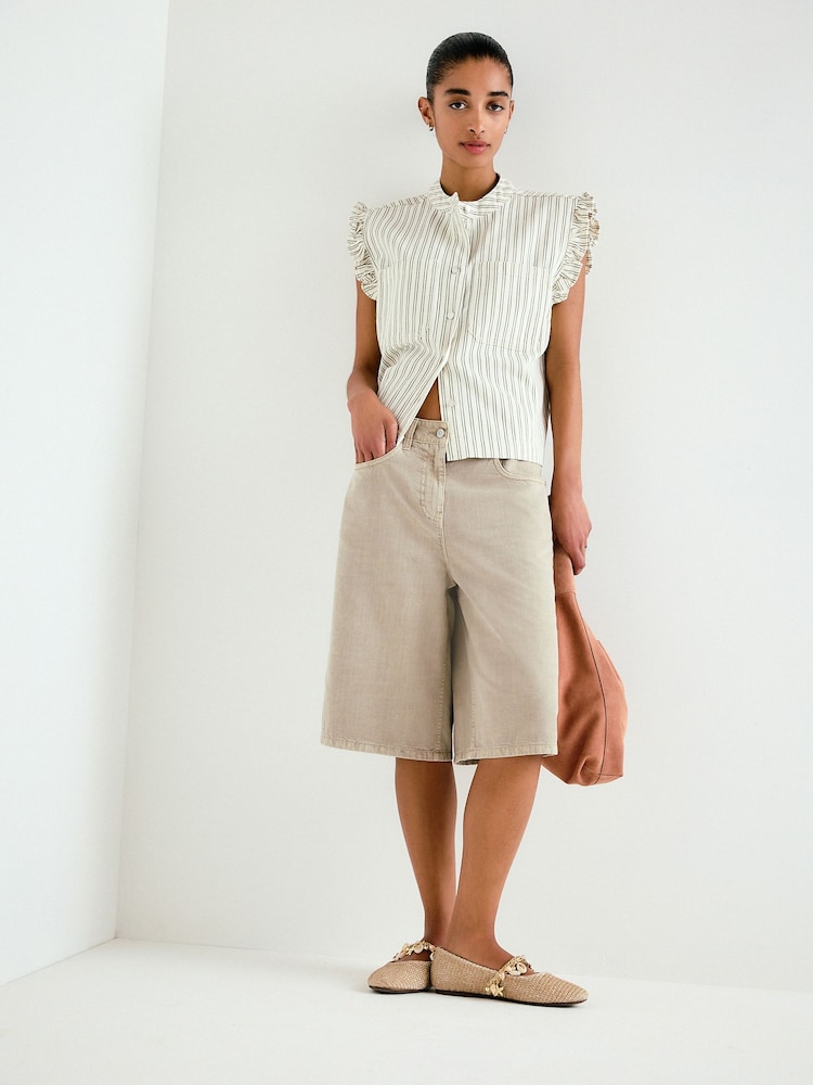 Stone Chino Jorts Shorts - Image 1 of 7