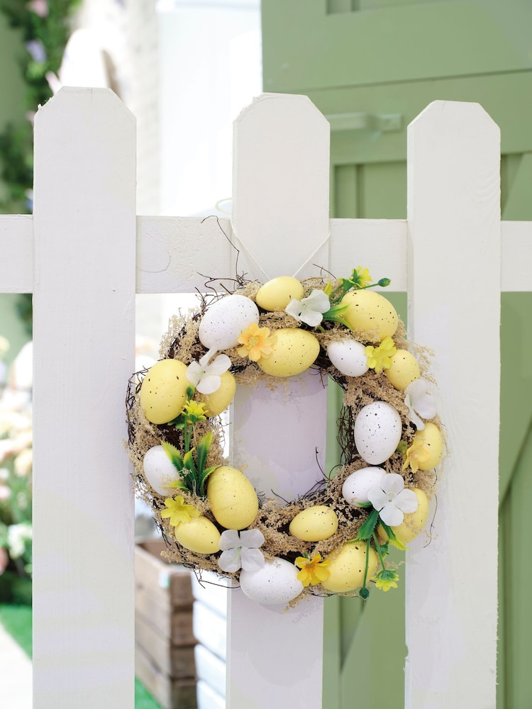 Decoris Easter Egg Wreath - Image 1 of 2 Decoris Easter Egg Wreath - Image 1 of 2