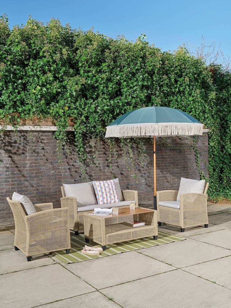 Decoris Parasol With Fringe Trim - Image 1 of 6