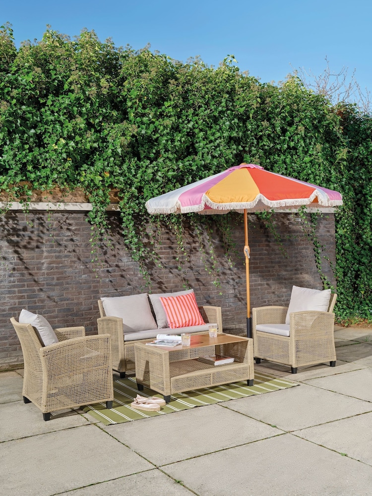 Decoris Striped Parasol - Image 1 of 7