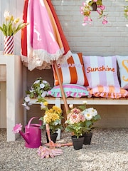 Decoris Striped Parasol - Image 2 of 7