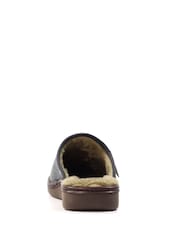 Lazy Dogz Grey Jacob Warm Lined Slip On Slippers - Image 4 of 6
