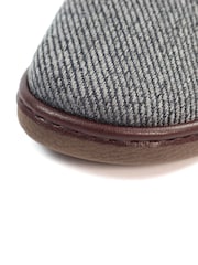 Lazy Dogz Grey Jacob Warm Lined Slip On Slippers - Image 6 of 6