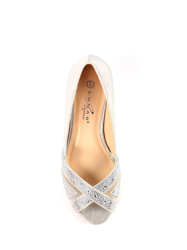 Lunar Silver Adriana Wedge Shoes - Image 7 of 7 Lunar Silver Adriana Wedge Shoes - Image 7 of 7