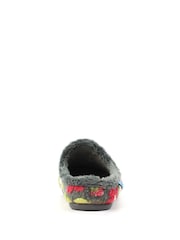 Lunar Grey Dolly Flower Mule Slippers - Image 6 of 9