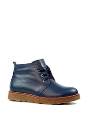 Lunar Blue Claire III  Leather Ankle Boots - Image 3 of 9