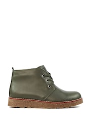 Lunar Green Claire III  Leather Ankle Boots - Image 3 of 8