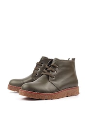 Lunar Green Claire III  Leather Ankle Boots - Image 6 of 8