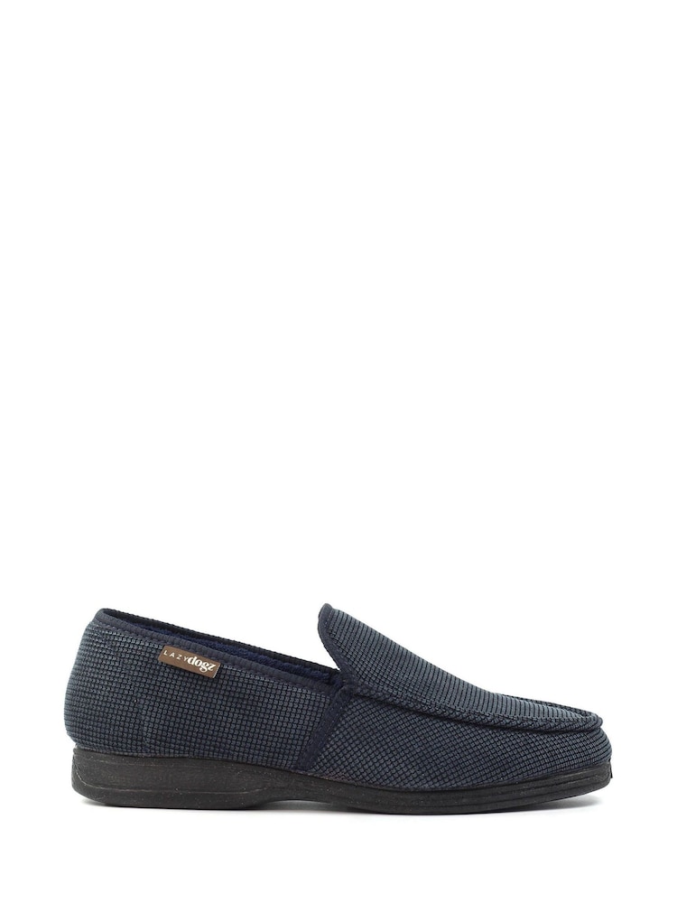 Lazy Dogz Blue Dylan Full Slippers - Image 2 of 5