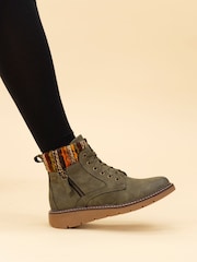 Lunar Wide Fit Animal Print California Boots - Image 1 of 6