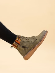 Lunar Wide Fit Animal Print California Boots - Image 2 of 6