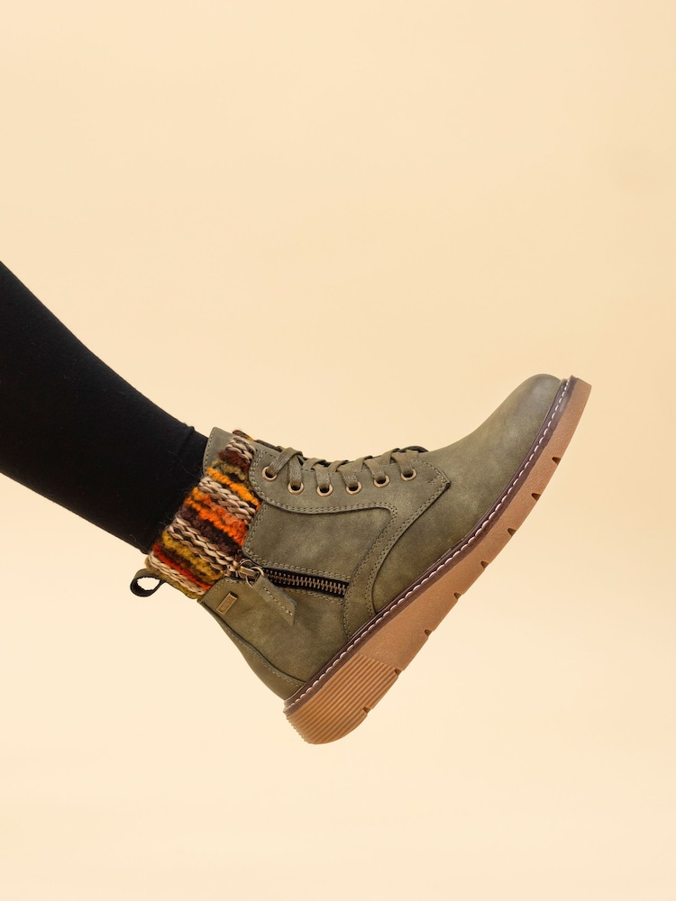 Lunar Wide Fit Animal Print California Boots - Image 2 of 6