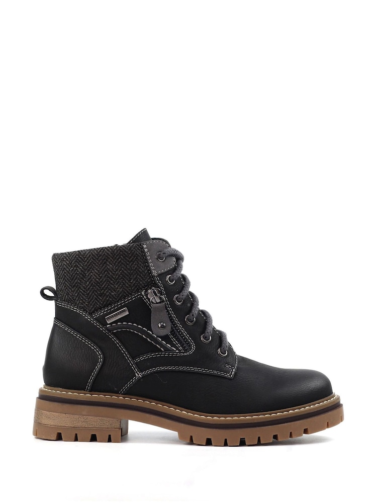 Lunar Caramel Waterproof Black Boots - Image 1 of 7 Lunar Caramel Waterproof Black Boots - Image 1 of 7
