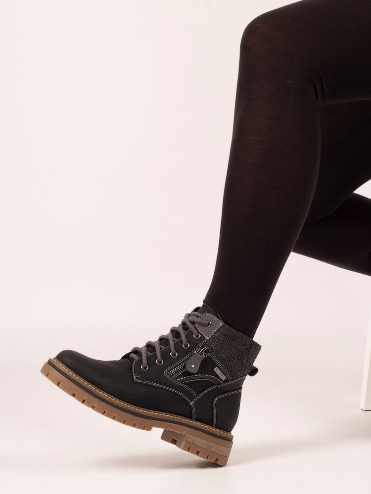 Lunar Caramel Waterproof Black Boots - Image 7 of 7 Lunar Caramel Waterproof Black Boots - Image 7 of 7