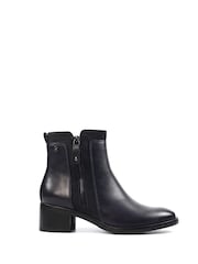 Lunar Blue Chambers Low Heel Smart Ankle Boots - Image 1 of 5