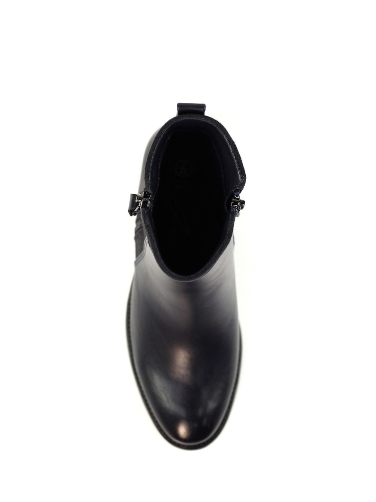 Lunar Blue Chambers Low Heel Smart Ankle Boots - Image 5 of 5
