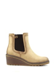 Lunar Cream Connie Wedge Heel Ankle Boots - Image 3 of 7