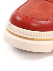 Lunar Orange Evelyn Teddy Trim Waterproof Boots - Image 6 of 6