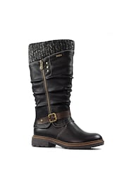 Lunar Brisbane Waterproof Long Black Boots - Image 3 of 7
