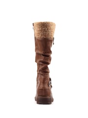 Lunar Brisbane Waterproof Long Brown Boots - Image 4 of 5