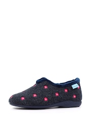 Lunar Blue Havana Full Slippers - Image 3 of 10