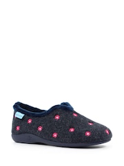 Lunar Blue Havana Full Slippers - Image 4 of 10