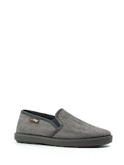 Lazy Dogz Grey Anderson Full Slippers - Image 1 of 6