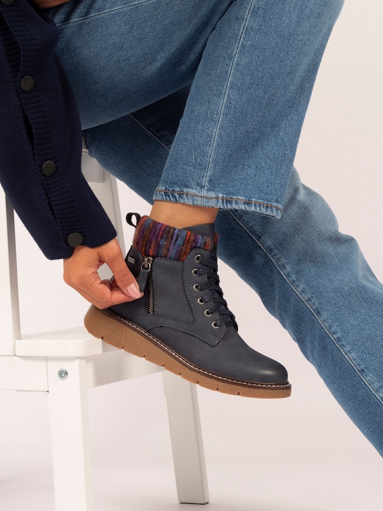 Lunar Wide Fit Blue California Boots - Image 1 of 8