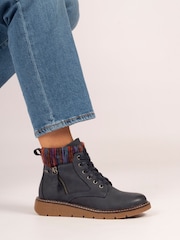 Lunar Wide Fit Blue California Boots - Image 3 of 8