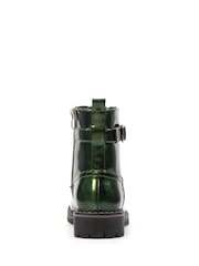Lunar Green Parlour Patent Ankle Boots - Image 5 of 7