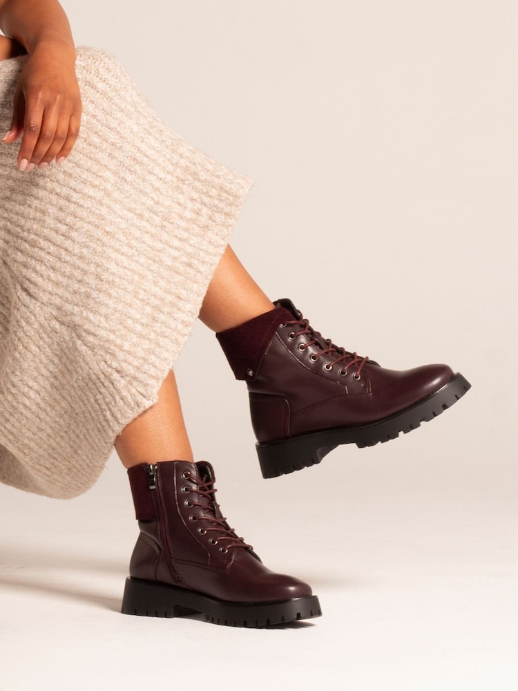 Lunar Red Dante Chunky Ankle Boots - Slika 1 iz 8