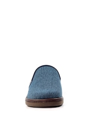 Lazy Dogz Blue Oliver Warm Lined Full Slippers - Image 3 of 6