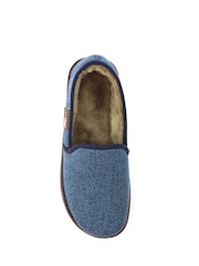 Lazy Dogz Blue Oliver Warm Lined Full Slippers - Image 5 of 6