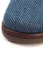 Lazy Dogz Blue Oliver Warm Lined Full Slippers - Image 6 of 6