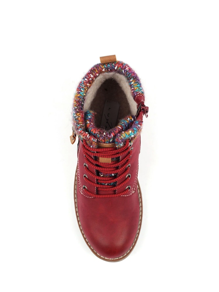 Lunar Red Tabasco Waterproof Boots - Image 2 of 4