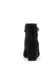 Lunar Pasha Embellished Rope Ankle Black Boots - Image 7 of 7