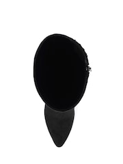 Lunar Witham Long Embellished Heel Black Boots - Image 6 of 6