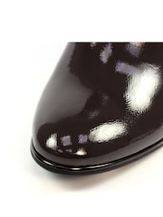 Lunar Grey Trudy Patent Heeled Ankle Boots - صورة 8 من 8