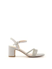Lunar Shazam Block Heel Glitsy Party Sandals - Image 2 of 8