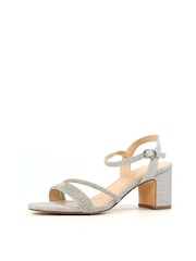 Lunar Shazam Block Heel Glitsy Party Sandals - Image 3 of 8