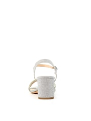Lunar Shazam Block Heel Glitsy Party Sandals - Image 6 of 8