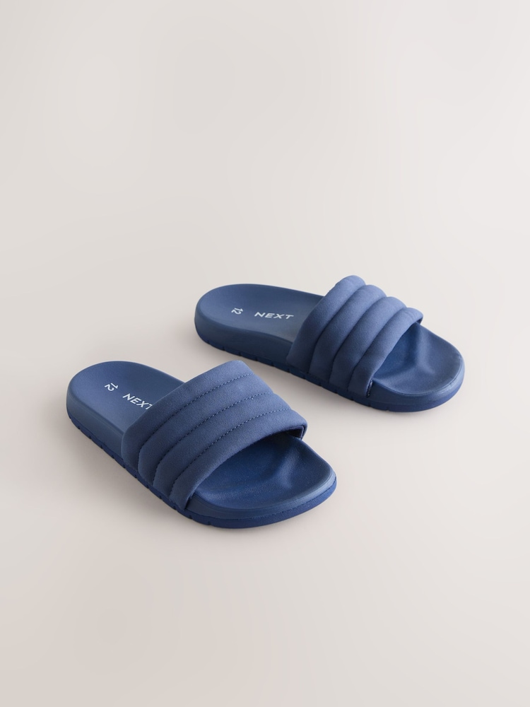 Navy Sliders - Image 2 of 5 Navy Sliders - Image 2 of 5