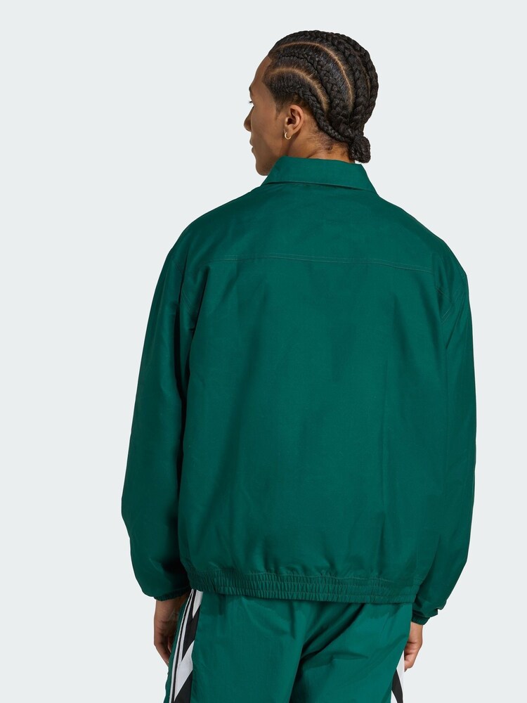 adidas Originals Green Brushed Woven Track Top - Image 5 of 5 adidas Originals Green Brushed Woven Track Top - Image 5 of 5