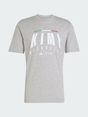 adidas Grey Mercedes - AMG Petronas Formula One Team Kimi Antonelli T-Shirt - Image 1 of 5