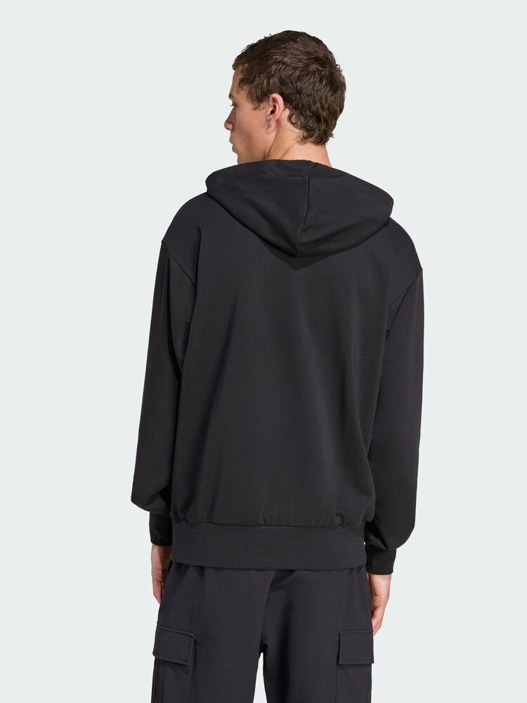 adidas Black Mercedes AMG Petronas Formula One Team George Russell Hoodie - Image 2 of 5 adidas Black Mercedes AMG Petronas Formula One Team George Russell Hoodie - Image 2 of 5