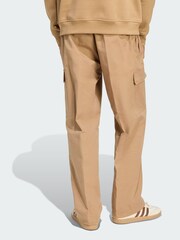 adidas Originals Cream Trefoil Essentials Woven Trousers - Image 4 of 5