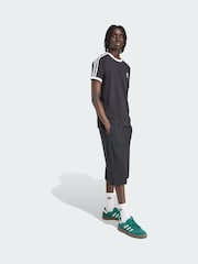 adidas Originals Black Firebird Oversized Nylon Shorts - Image 1 of 5
