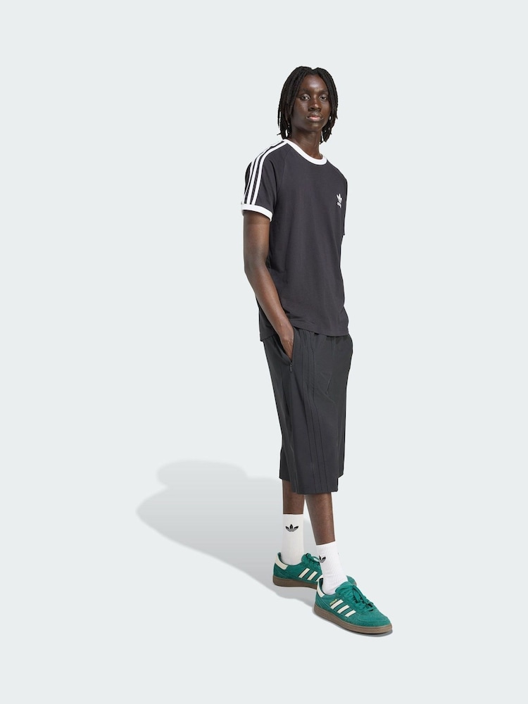 adidas Originals Black Firebird Oversized Nylon Shorts - Image 1 of 5 adidas Originals Black Firebird Oversized Nylon Shorts - Image 1 of 5