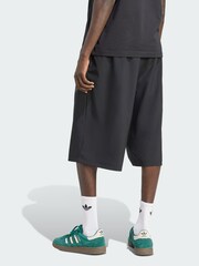 adidas Originals Black Firebird Oversized Nylon Shorts - Image 4 of 5