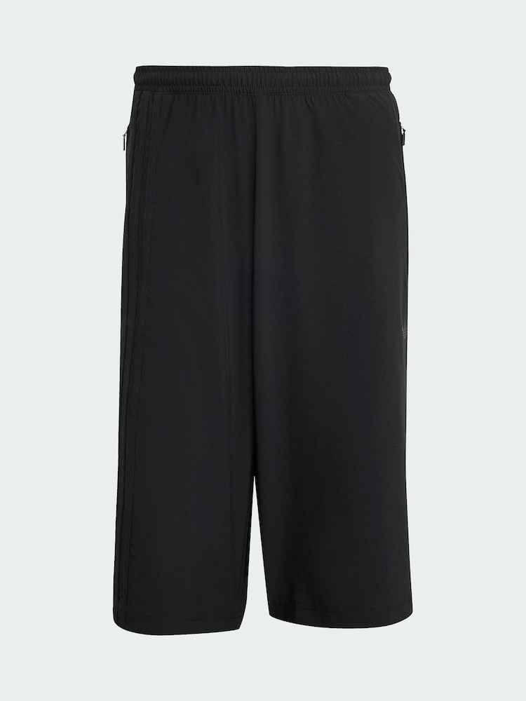 adidas Originals Black Firebird Oversized Nylon Shorts - Image 5 of 5 adidas Originals Black Firebird Oversized Nylon Shorts - Image 5 of 5